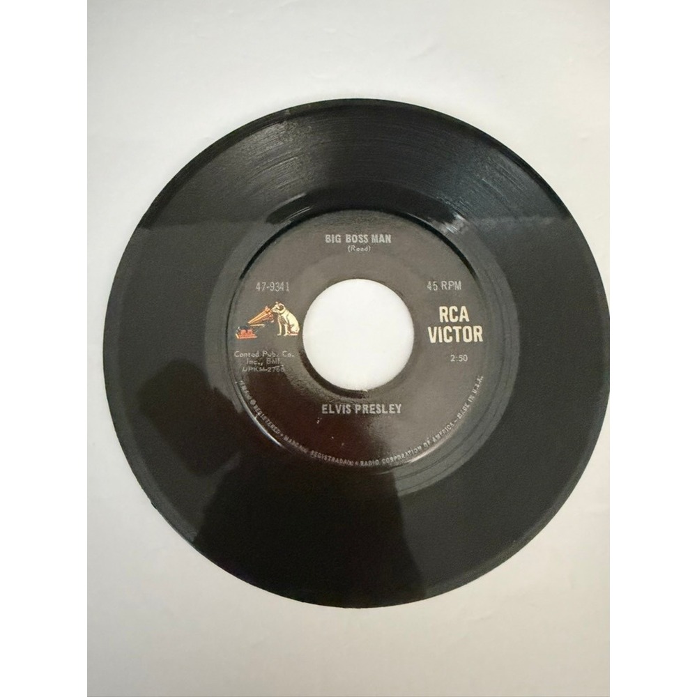 Elvis Presley Big Boss Man You Don't Know Me RCA Victor 45 RPM 47-9341 Vinyl